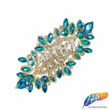 Fancy Color Motif Rhinestone Applique, YH-503