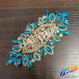 Fancy Color Motif Rhinestone Applique, YH-503