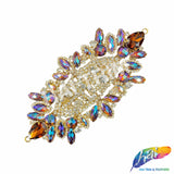 Fancy Color Motif Rhinestone Applique, YH-503