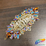 Fancy Color Motif Rhinestone Applique, YH-503