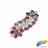 Fancy Wavy Motif Rhinestone Applique, YH-508