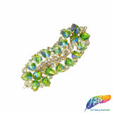 Fancy Wavy Motif Rhinestone Applique, YH-508