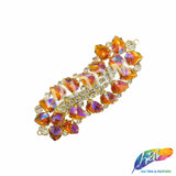 Fancy Wavy Motif Rhinestone Applique, YH-508