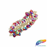 Fancy Wavy Motif Rhinestone Applique, YH-508