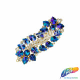 Fancy Wavy Motif Rhinestone Applique, YH-508