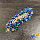 Fancy Wavy Motif Rhinestone Applique, YH-508