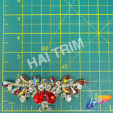 Fancy Jewel Motif Rhinestone Applique, YH-511