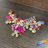 Fancy Jewel Motif Rhinestone Applique, YH-511