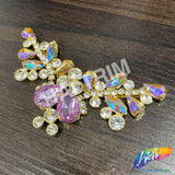 Fancy Jewel Motif Rhinestone Applique, YH-511