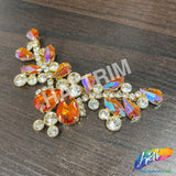 Fancy Jewel Motif Rhinestone Applique, YH-511