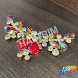 Fancy Jewel Motif Rhinestone Applique, YH-511