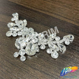 Fancy Jewel Motif Rhinestone Applique, YH-511