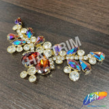 Fancy Jewel Motif Rhinestone Applique, YH-511