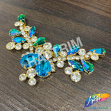 Fancy Jewel Motif Rhinestone Applique, YH-511