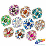 Fancy Oval Medallion Rhinestone Applique, YH-512