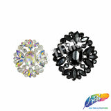 Fancy Oval Medallion Rhinestone Applique, YH-512