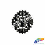 Fancy Oval Medallion Rhinestone Applique, YH-512