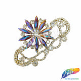 Fancy Star Motif Rhinestone Applique, YH-514