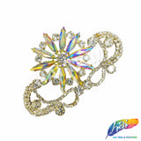 Fancy Star Motif Rhinestone Applique, YH-514