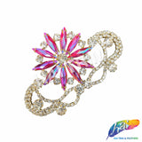 Fancy Star Motif Rhinestone Applique, YH-514