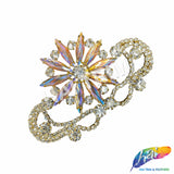 Fancy Star Motif Rhinestone Applique, YH-514