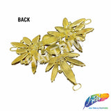Fancy Spike Wing Motif Rhinestone Applique, YH-515