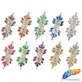 Fancy Color Motif Rhinestone Applique, YH-516