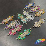 Fancy Color Motif Rhinestone Applique, YH-516
