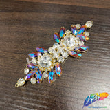 Fancy Color Motif Rhinestone Applique, YH-516