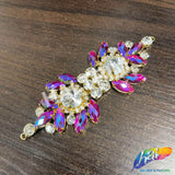 Fancy Color Motif Rhinestone Applique, YH-516