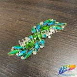 Fancy S-Shape Motif Rhinestone Applique, YH-517