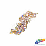 Fancy S-Shape Motif Rhinestone Applique, YH-517