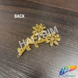 Fancy Flower Branch Rhinestone Applique, YH-519
