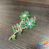 Fancy Flower Branch Rhinestone Applique, YH-519
