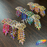Fancy Spike Motif Rhinestone Applique, YH-521