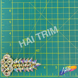 Fancy Spike Motif Rhinestone Applique, YH-521