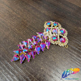 Fancy Spike Motif Rhinestone Applique, YH-521