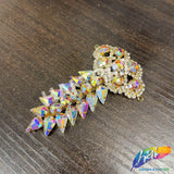 Fancy Spike Motif Rhinestone Applique, YH-521