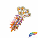 Fancy Spike Motif Rhinestone Applique, YH-521