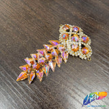 Fancy Spike Motif Rhinestone Applique, YH-521