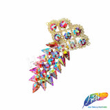 Fancy Spike Motif Rhinestone Applique, YH-521