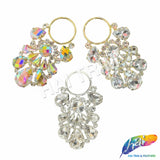 Fancy Crystal Rhinestone Applique with Ring, YH-522