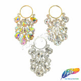 Fancy Crystal Rhinestone Applique with Ring, YH-522
