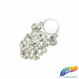 Fancy Crystal Rhinestone Applique with Ring, YH-522
