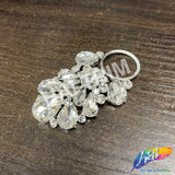 Fancy Crystal Rhinestone Applique with Ring, YH-522