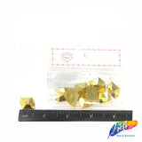 Metallic Gold Resin Stones