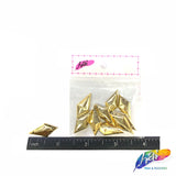 Metallic Gold Resin Stones