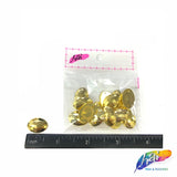 Metallic Gold Resin Stones