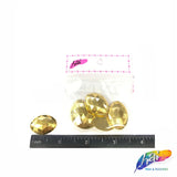 Metallic Gold Resin Stones