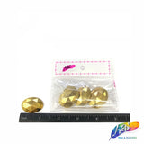 Metallic Gold Resin Stones
